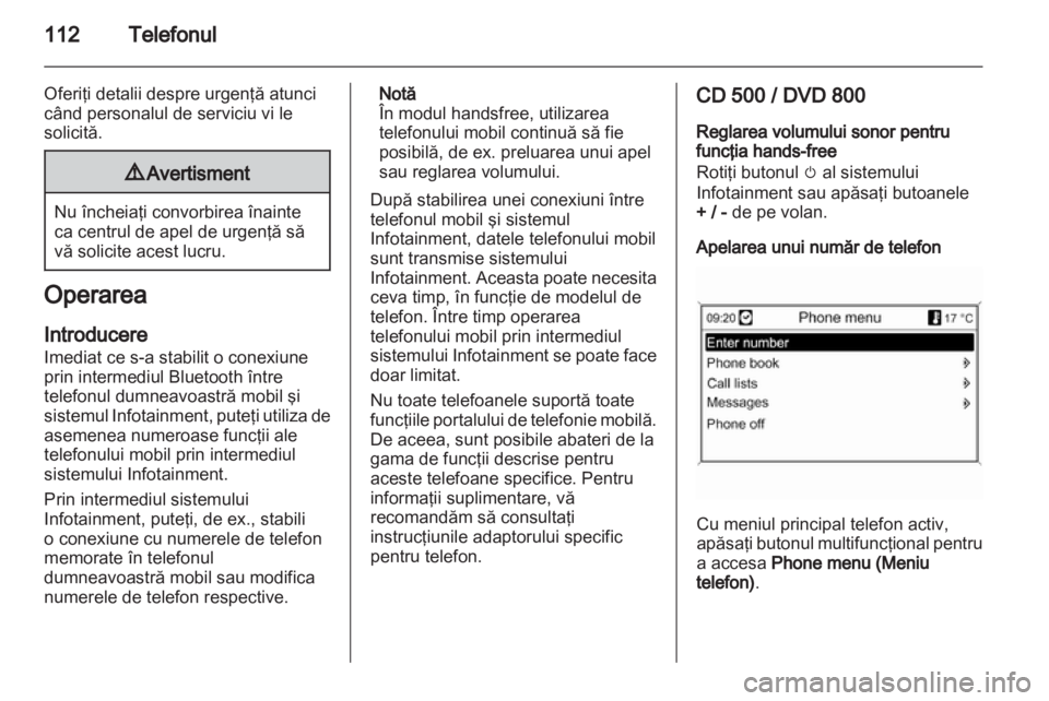 OPEL INSIGNIA 2011  Manual pentru sistemul Infotainment (in Romanian) 