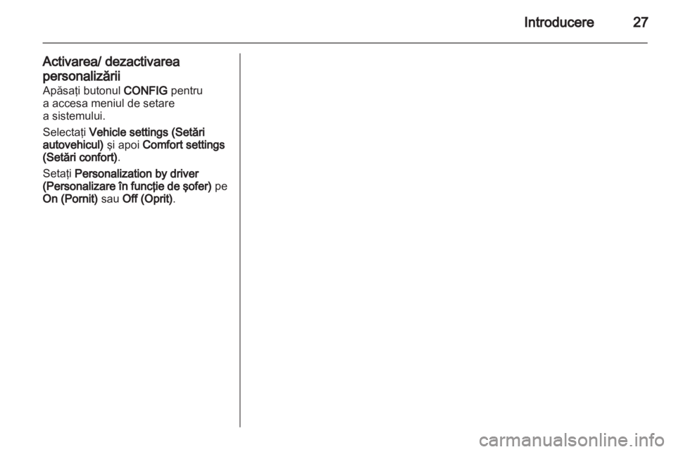 OPEL INSIGNIA 2011  Manual pentru sistemul Infotainment (in Romanian) 