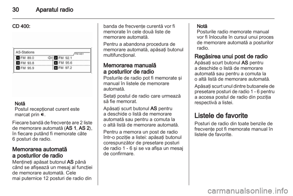 OPEL INSIGNIA 2011  Manual pentru sistemul Infotainment (in Romanian) 