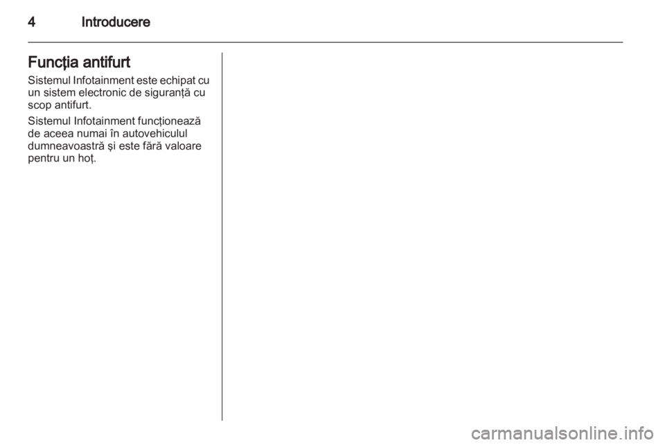 OPEL INSIGNIA 2011  Manual pentru sistemul Infotainment (in Romanian) 