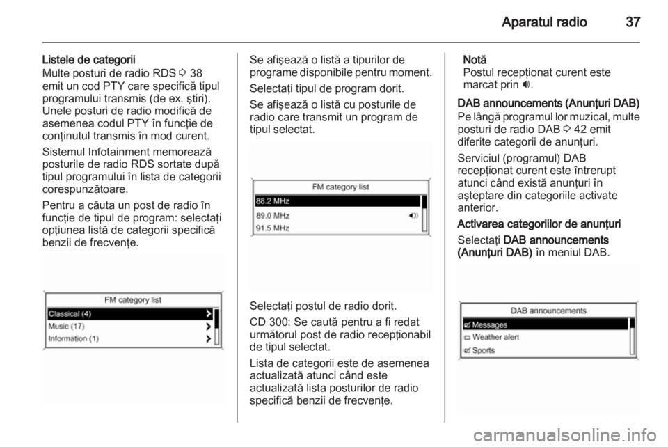 OPEL INSIGNIA 2011  Manual pentru sistemul Infotainment (in Romanian) 