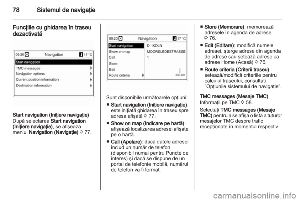 OPEL INSIGNIA 2011  Manual pentru sistemul Infotainment (in Romanian) 