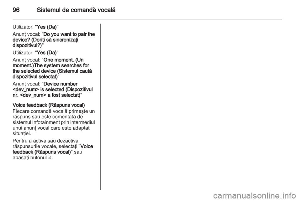 OPEL INSIGNIA 2011  Manual pentru sistemul Infotainment (in Romanian) 