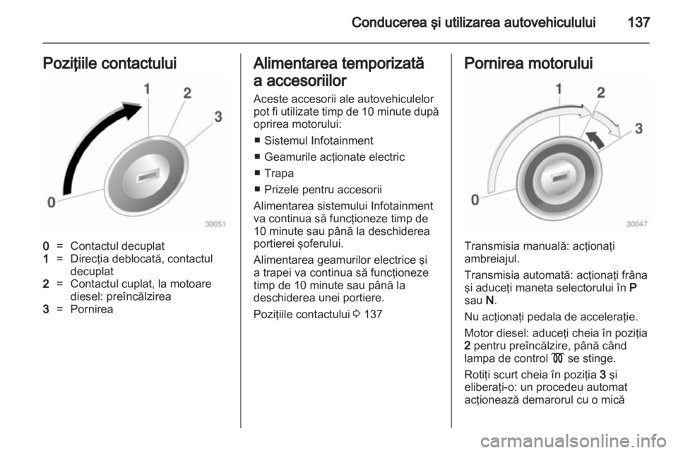 OPEL INSIGNIA 2011  Manual de utilizare (in Romanian) 