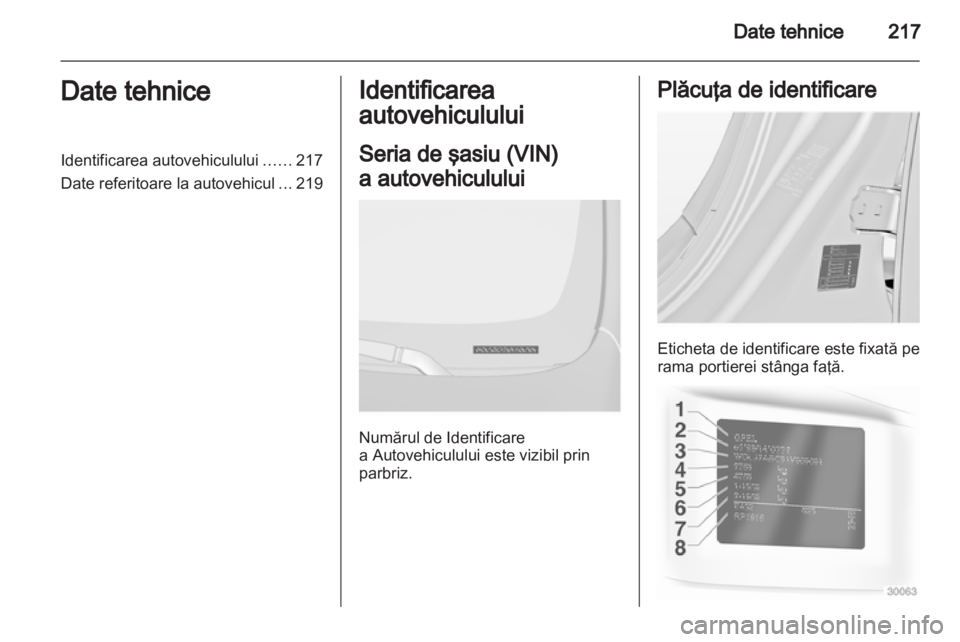OPEL INSIGNIA 2011  Manual de utilizare (in Romanian) 