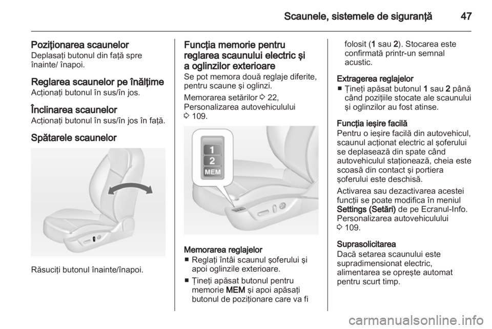 OPEL INSIGNIA 2011  Manual de utilizare (in Romanian) 