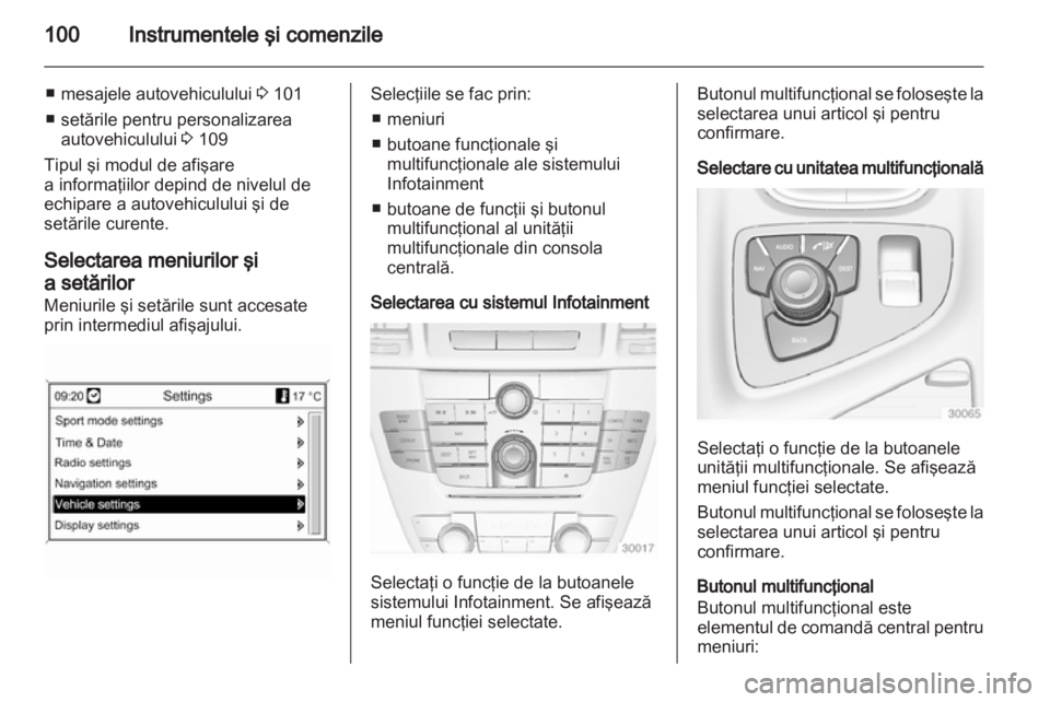 OPEL INSIGNIA 2011  Manual de utilizare (in Romanian) 