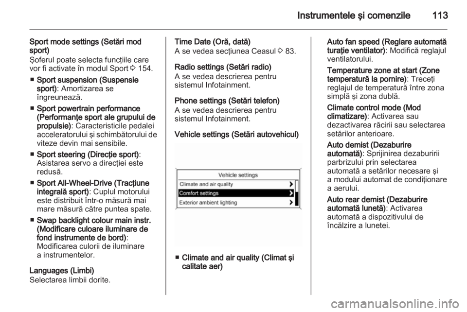OPEL INSIGNIA 2011.5  Manual de utilizare (in Romanian) 