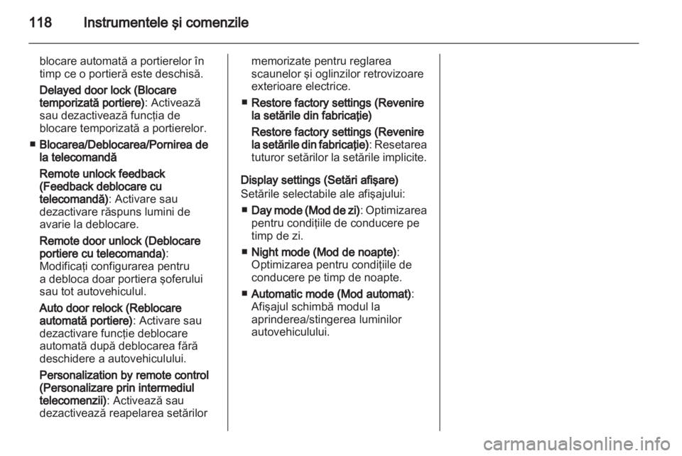 OPEL INSIGNIA 2011.5  Manual de utilizare (in Romanian) 