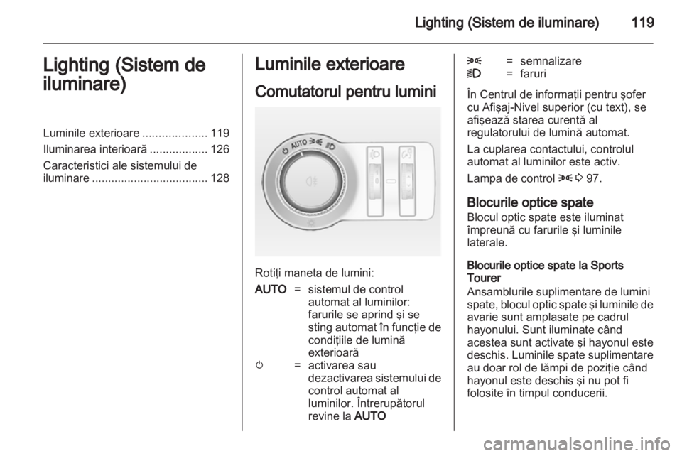 OPEL INSIGNIA 2011.5  Manual de utilizare (in Romanian) 