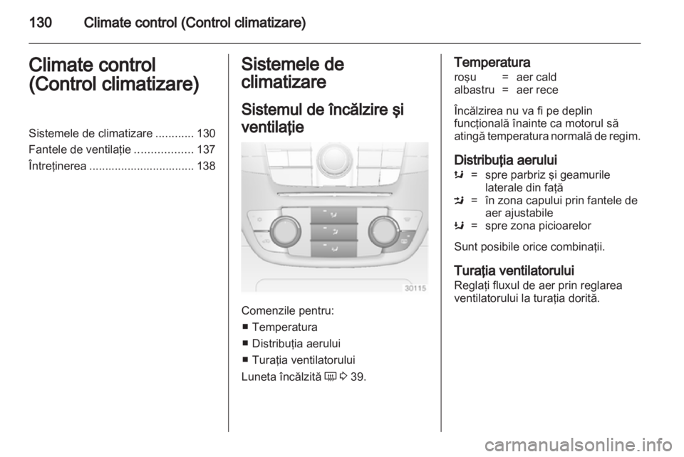 OPEL INSIGNIA 2011.5  Manual de utilizare (in Romanian) 