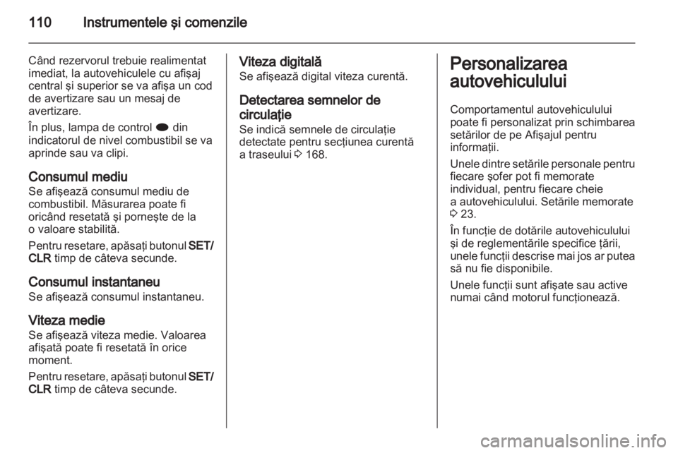 OPEL INSIGNIA 2012  Manual de utilizare (in Romanian) 