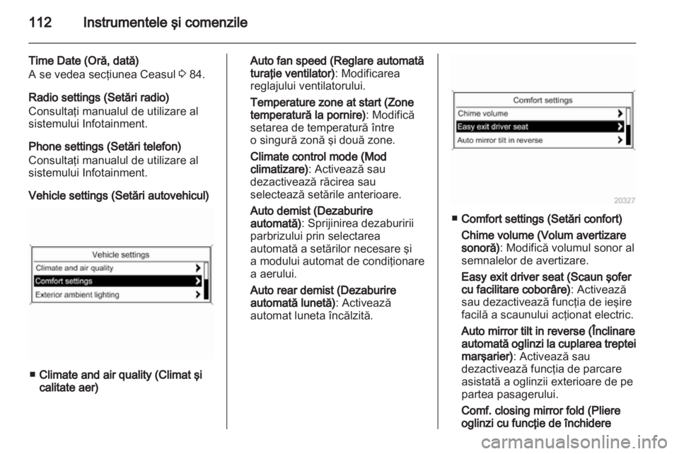 OPEL INSIGNIA 2012  Manual de utilizare (in Romanian) 