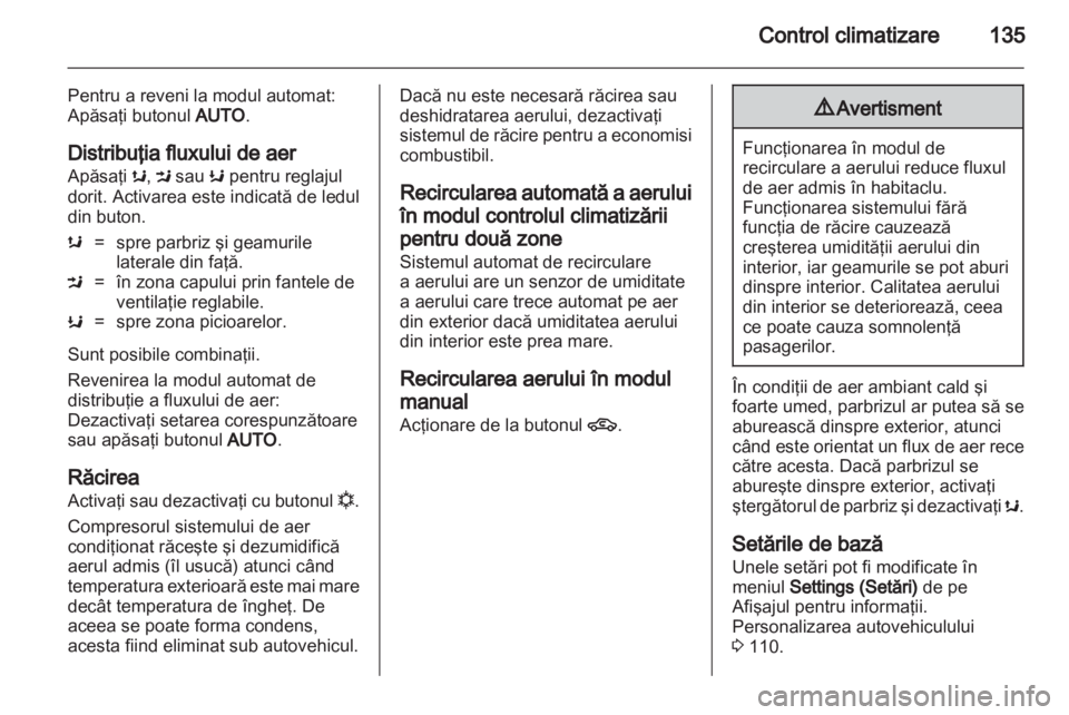 OPEL INSIGNIA 2012  Manual de utilizare (in Romanian) 