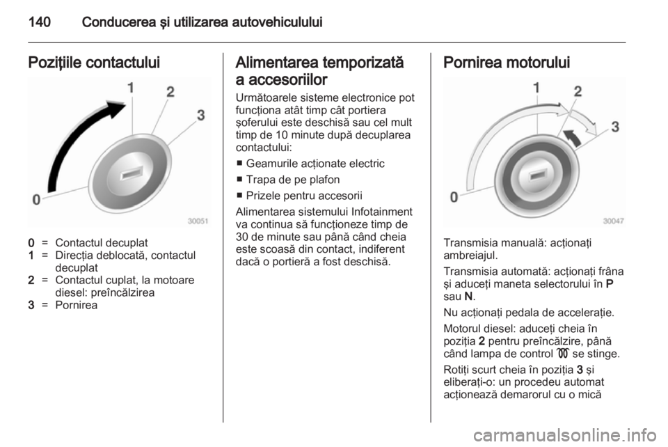 OPEL INSIGNIA 2012  Manual de utilizare (in Romanian) 