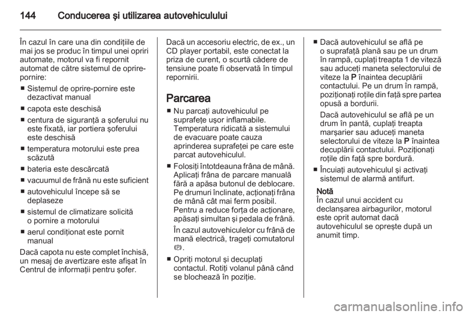 OPEL INSIGNIA 2012  Manual de utilizare (in Romanian) 