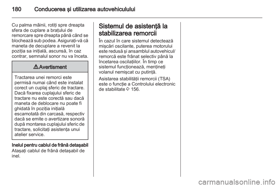 OPEL INSIGNIA 2012  Manual de utilizare (in Romanian) 