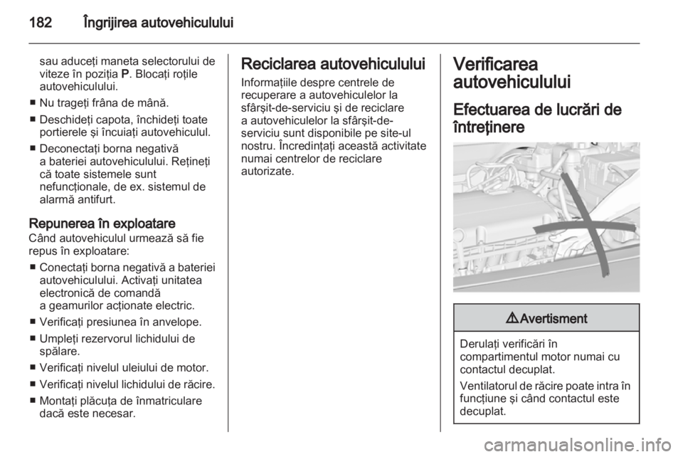 OPEL INSIGNIA 2012  Manual de utilizare (in Romanian) 