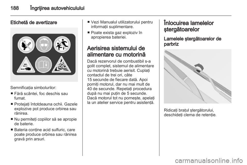 OPEL INSIGNIA 2012  Manual de utilizare (in Romanian) 