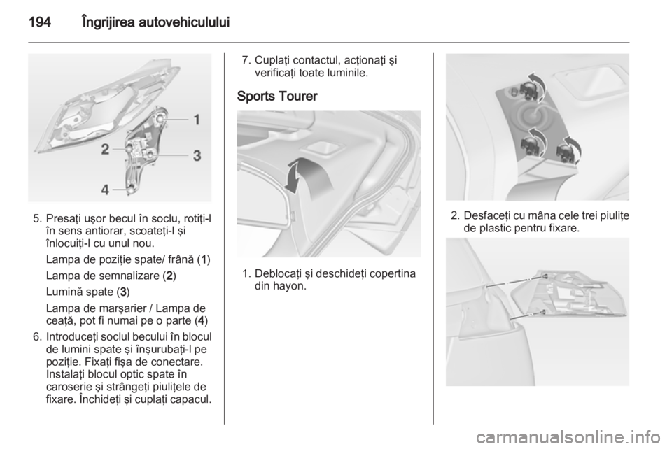 OPEL INSIGNIA 2012  Manual de utilizare (in Romanian) 