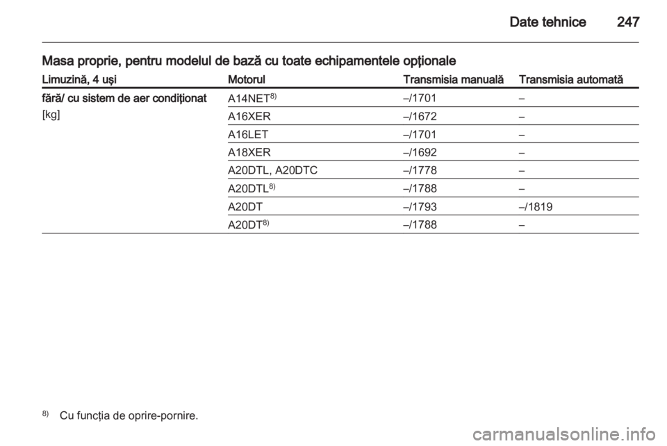 OPEL INSIGNIA 2012  Manual de utilizare (in Romanian) 