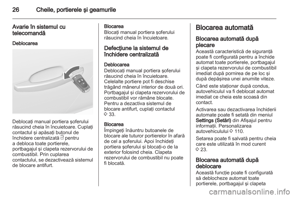 OPEL INSIGNIA 2012  Manual de utilizare (in Romanian) 