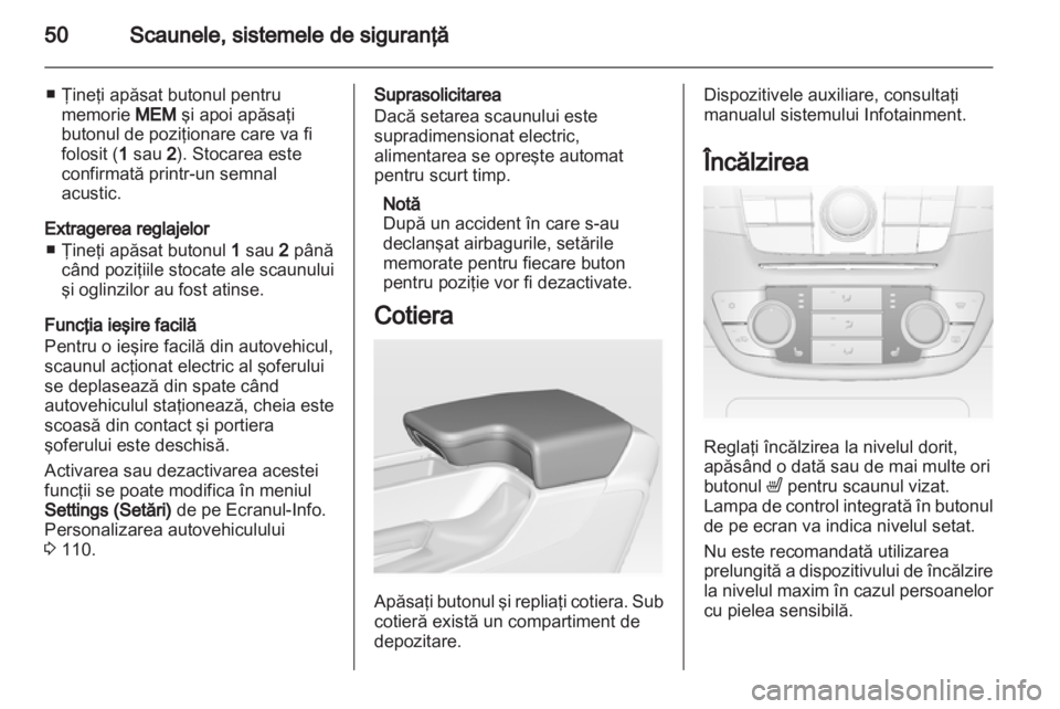 OPEL INSIGNIA 2012  Manual de utilizare (in Romanian) 