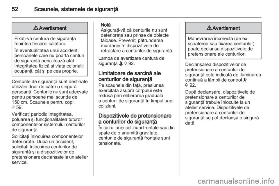 OPEL INSIGNIA 2012  Manual de utilizare (in Romanian) 