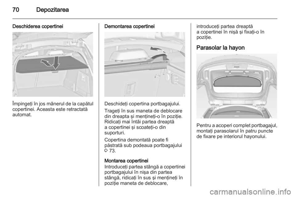 OPEL INSIGNIA 2012  Manual de utilizare (in Romanian) 