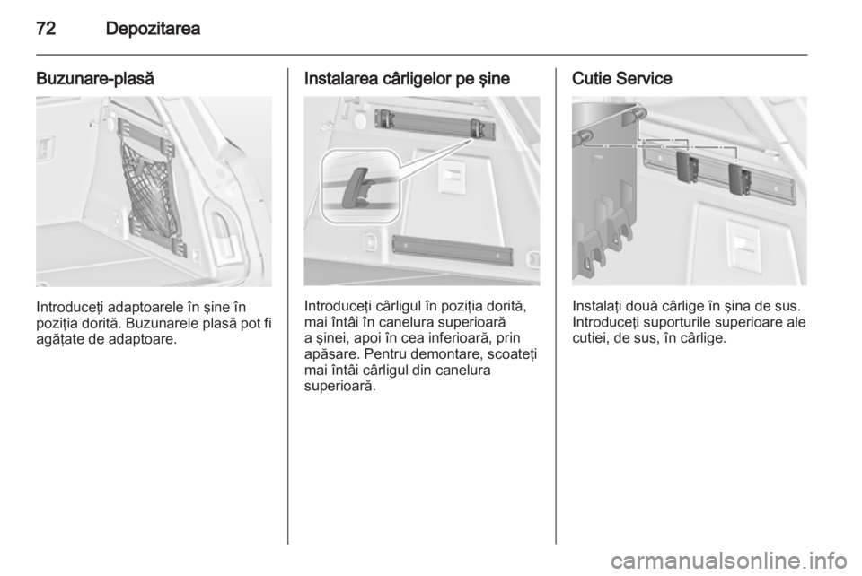 OPEL INSIGNIA 2012  Manual de utilizare (in Romanian) 