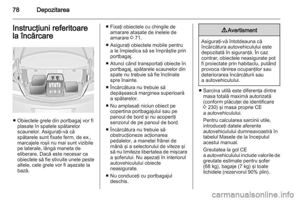 OPEL INSIGNIA 2012  Manual de utilizare (in Romanian) 