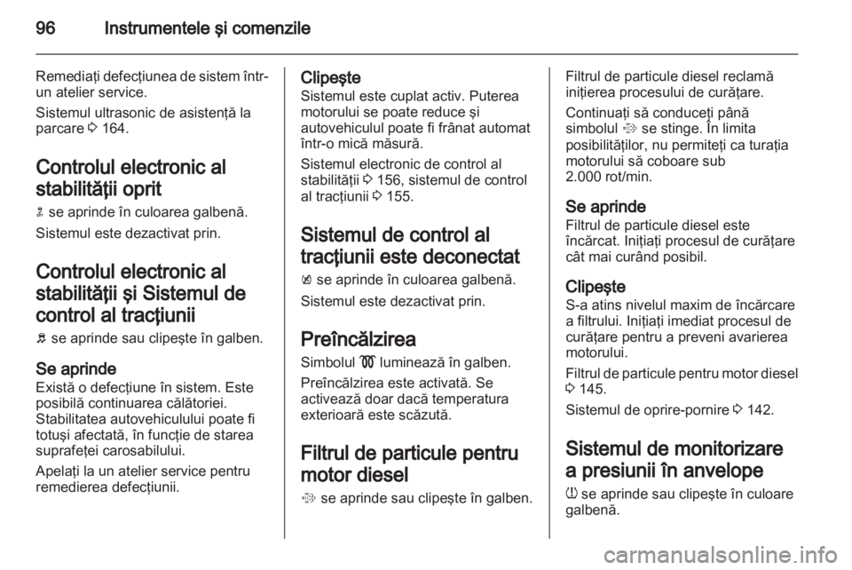 OPEL INSIGNIA 2012  Manual de utilizare (in Romanian) 