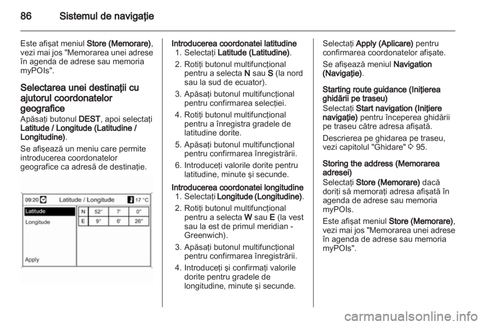 OPEL INSIGNIA 2012.5  Manual pentru sistemul Infotainment (in Romanian) 