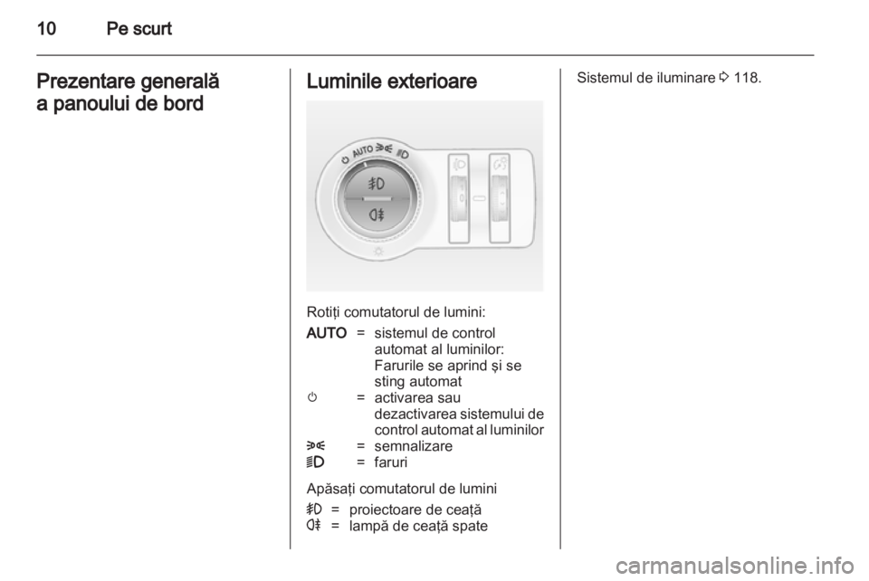 OPEL INSIGNIA 2012.5  Manual de utilizare (in Romanian) 