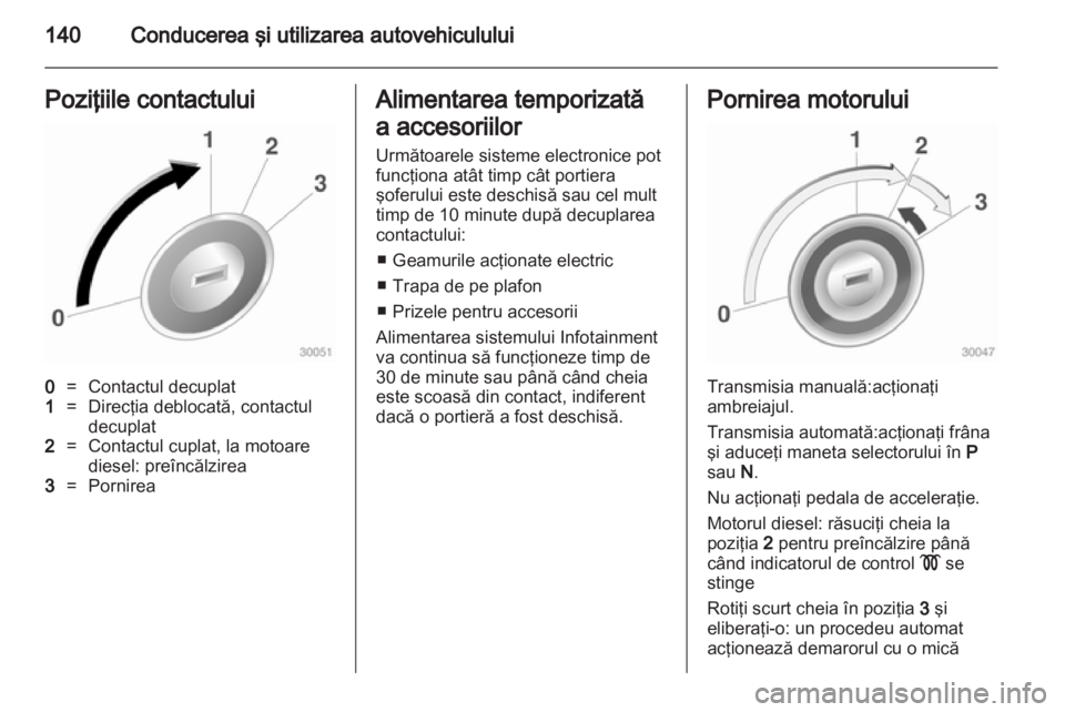 OPEL INSIGNIA 2012.5  Manual de utilizare (in Romanian) 