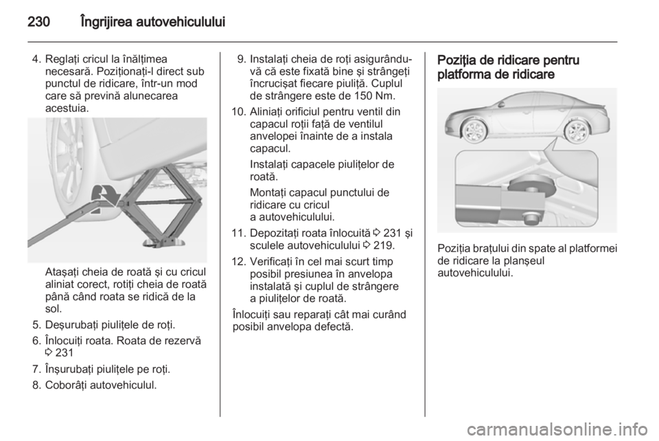OPEL INSIGNIA 2012.5  Manual de utilizare (in Romanian) 