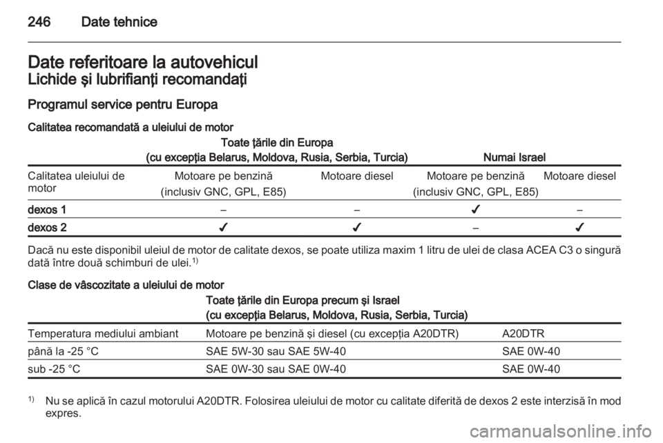 OPEL INSIGNIA 2012.5  Manual de utilizare (in Romanian) 