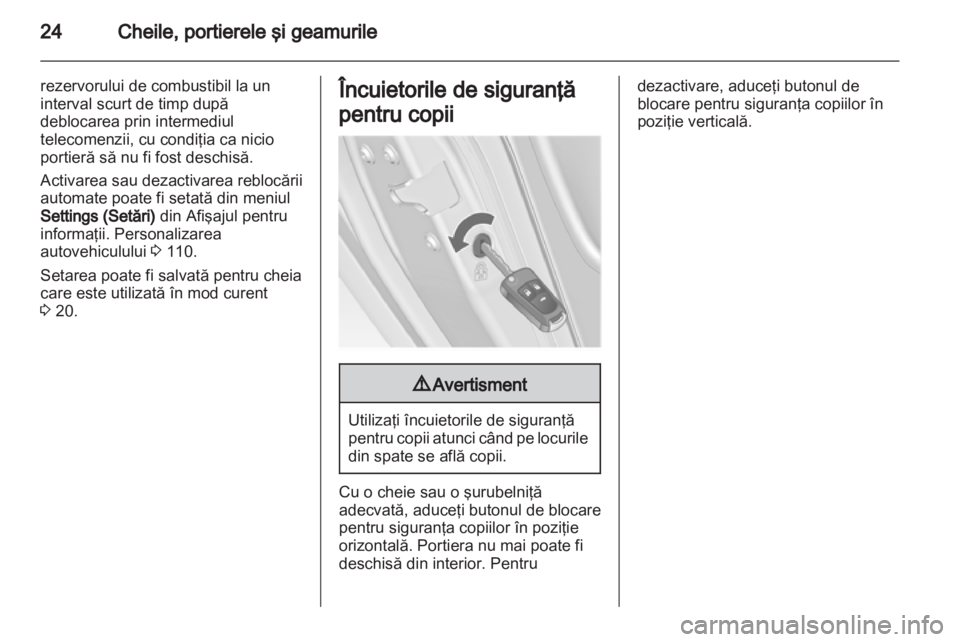 OPEL INSIGNIA 2012.5  Manual de utilizare (in Romanian) 