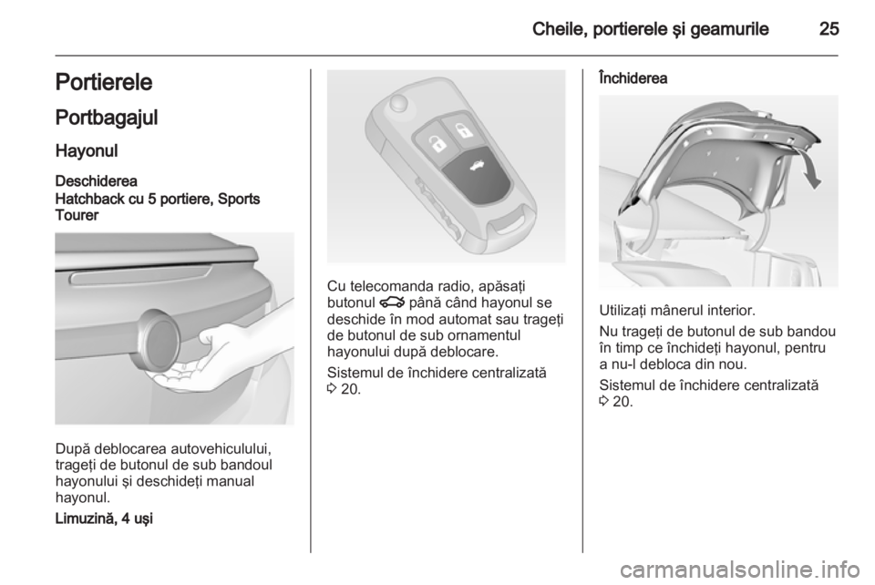 OPEL INSIGNIA 2012.5  Manual de utilizare (in Romanian) 