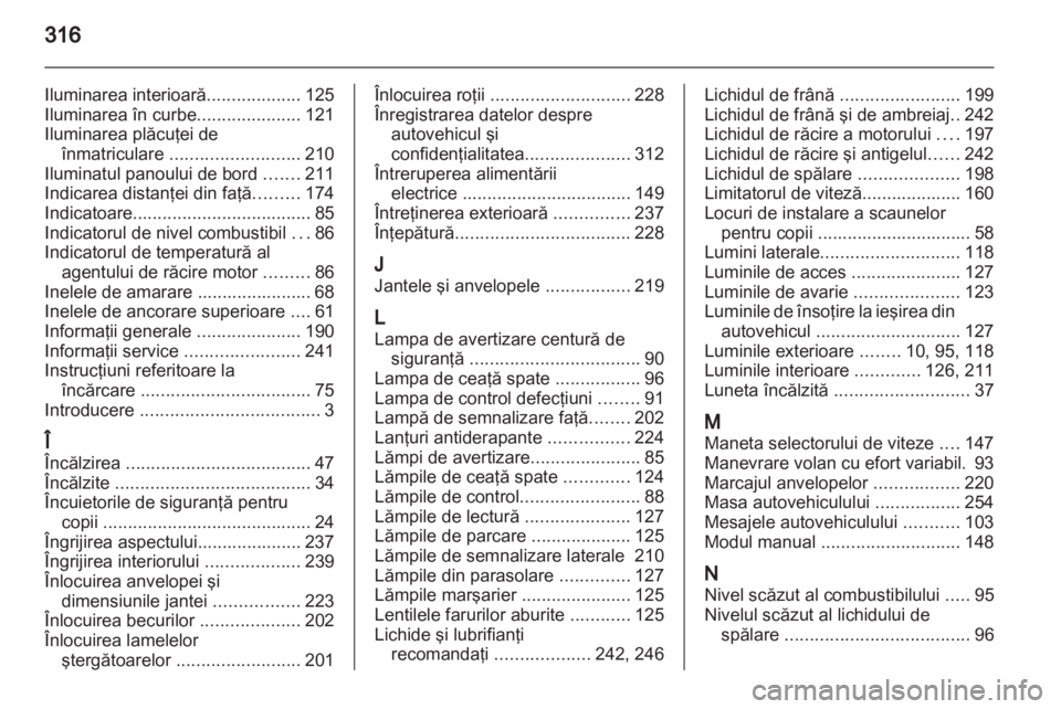 OPEL INSIGNIA 2012.5  Manual de utilizare (in Romanian) 