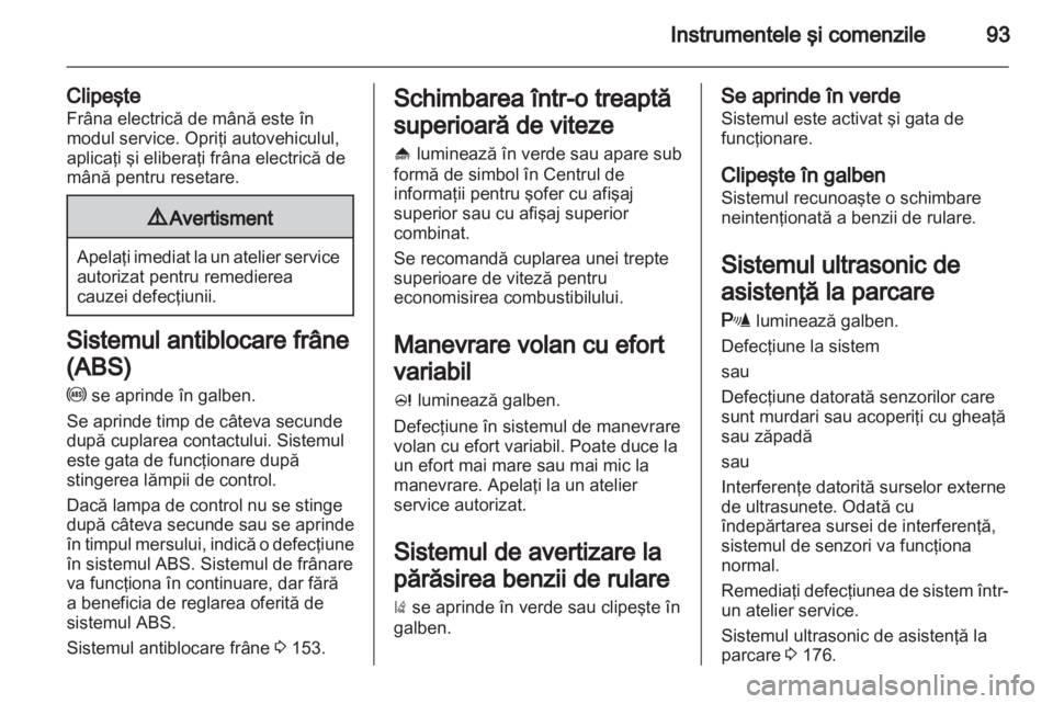 OPEL INSIGNIA 2012.5  Manual de utilizare (in Romanian) 