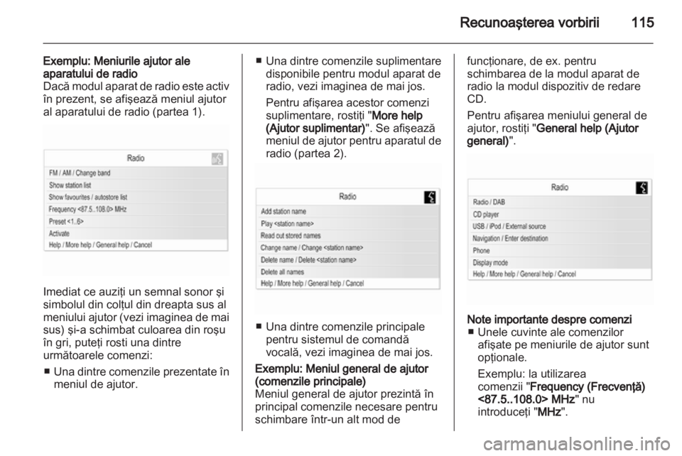 OPEL INSIGNIA 2013  Manual pentru sistemul Infotainment (in Romanian) 