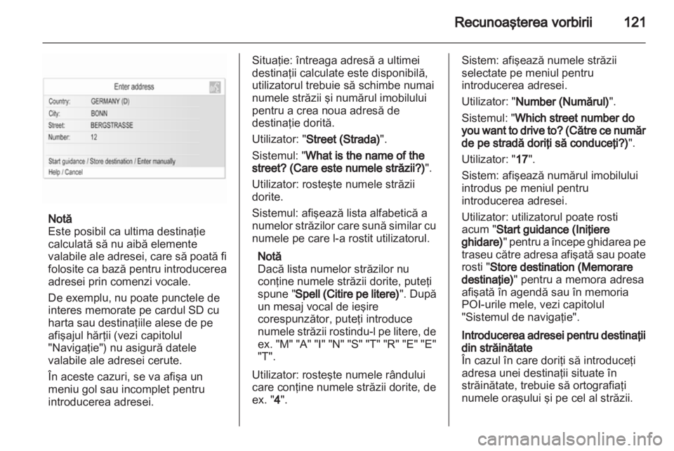 OPEL INSIGNIA 2013  Manual pentru sistemul Infotainment (in Romanian) 