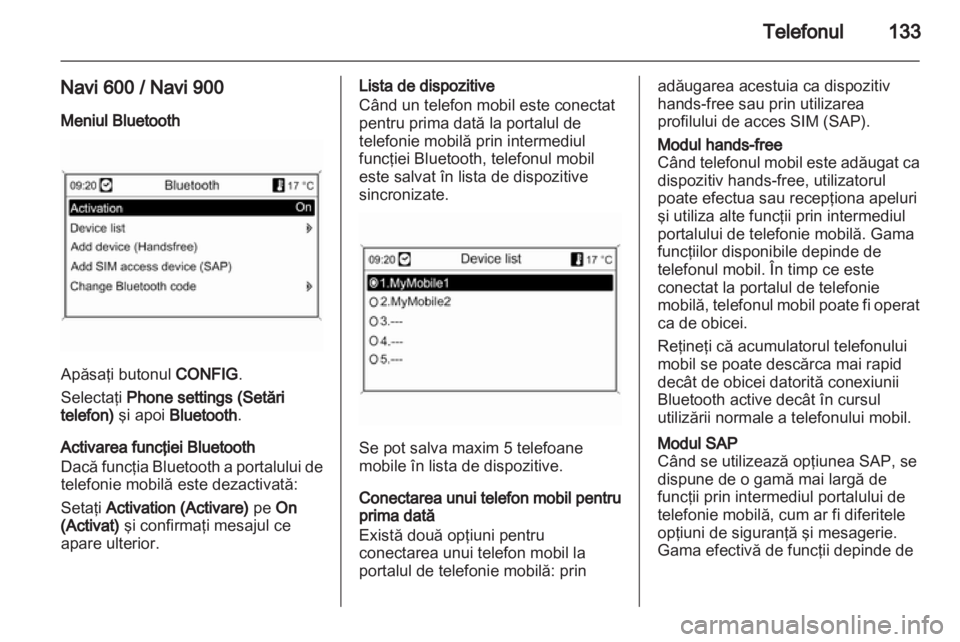 OPEL INSIGNIA 2013  Manual pentru sistemul Infotainment (in Romanian) 