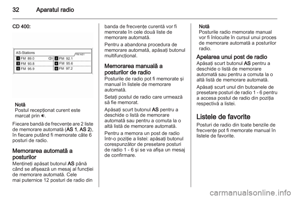 OPEL INSIGNIA 2013  Manual pentru sistemul Infotainment (in Romanian) 