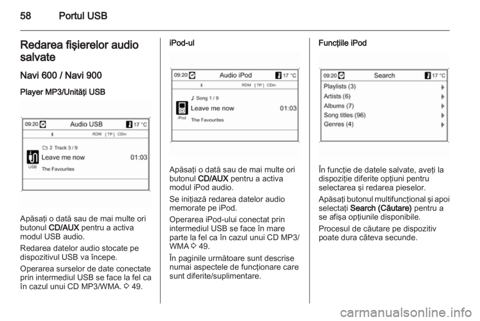 OPEL INSIGNIA 2013  Manual pentru sistemul Infotainment (in Romanian) 