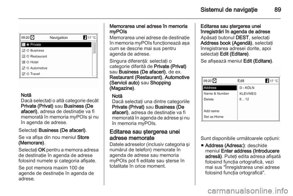 OPEL INSIGNIA 2013  Manual pentru sistemul Infotainment (in Romanian) 