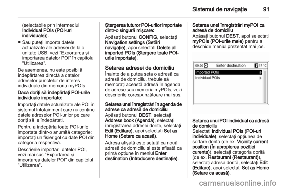 OPEL INSIGNIA 2013  Manual pentru sistemul Infotainment (in Romanian) 