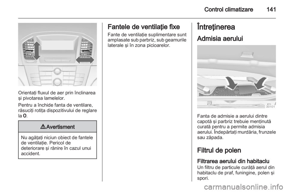OPEL INSIGNIA 2013  Manual de utilizare (in Romanian) 