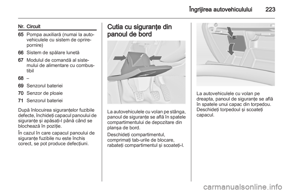 OPEL INSIGNIA 2013  Manual de utilizare (in Romanian) 